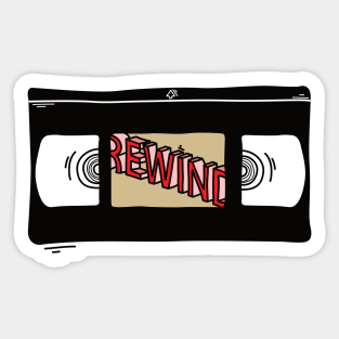 Rewind Sticker